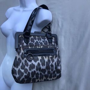 Le Sportsac Boutique leopard print nylon handbag